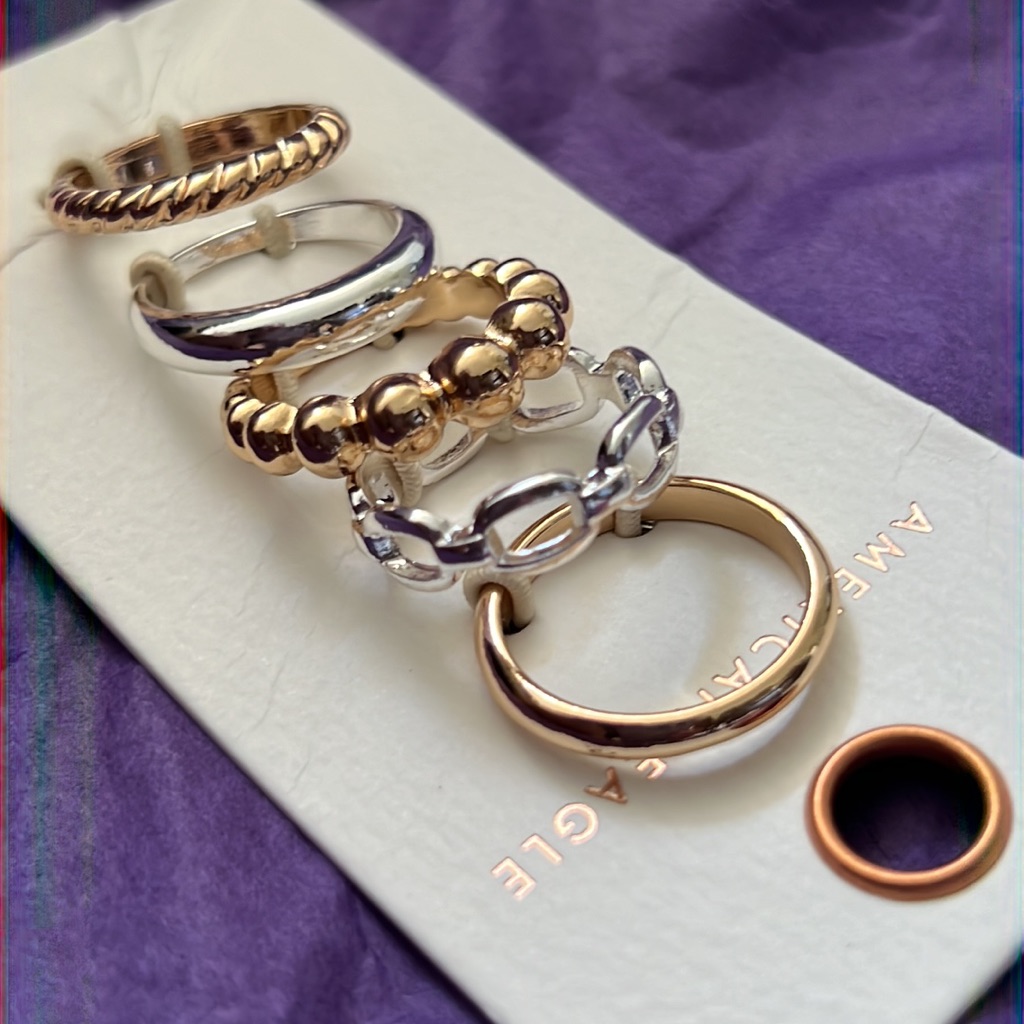 American Eagle Ring Set